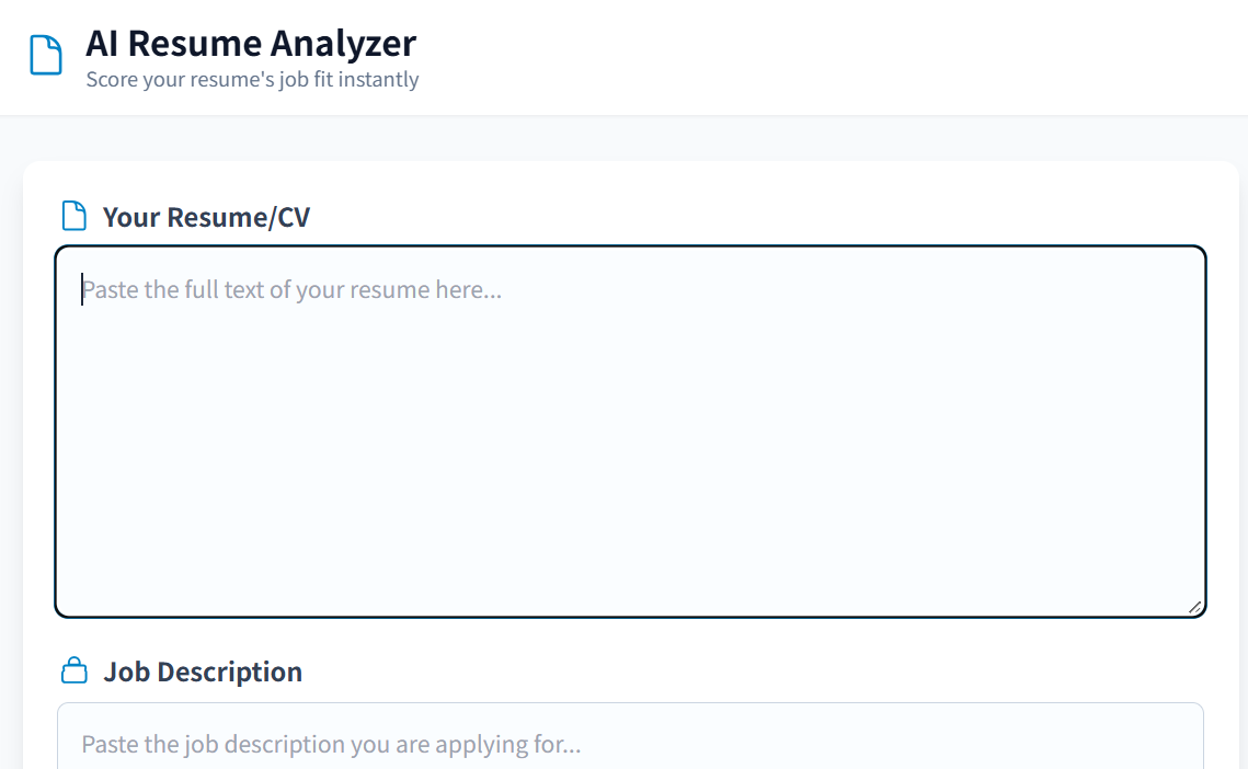 AI Resume Analyzer